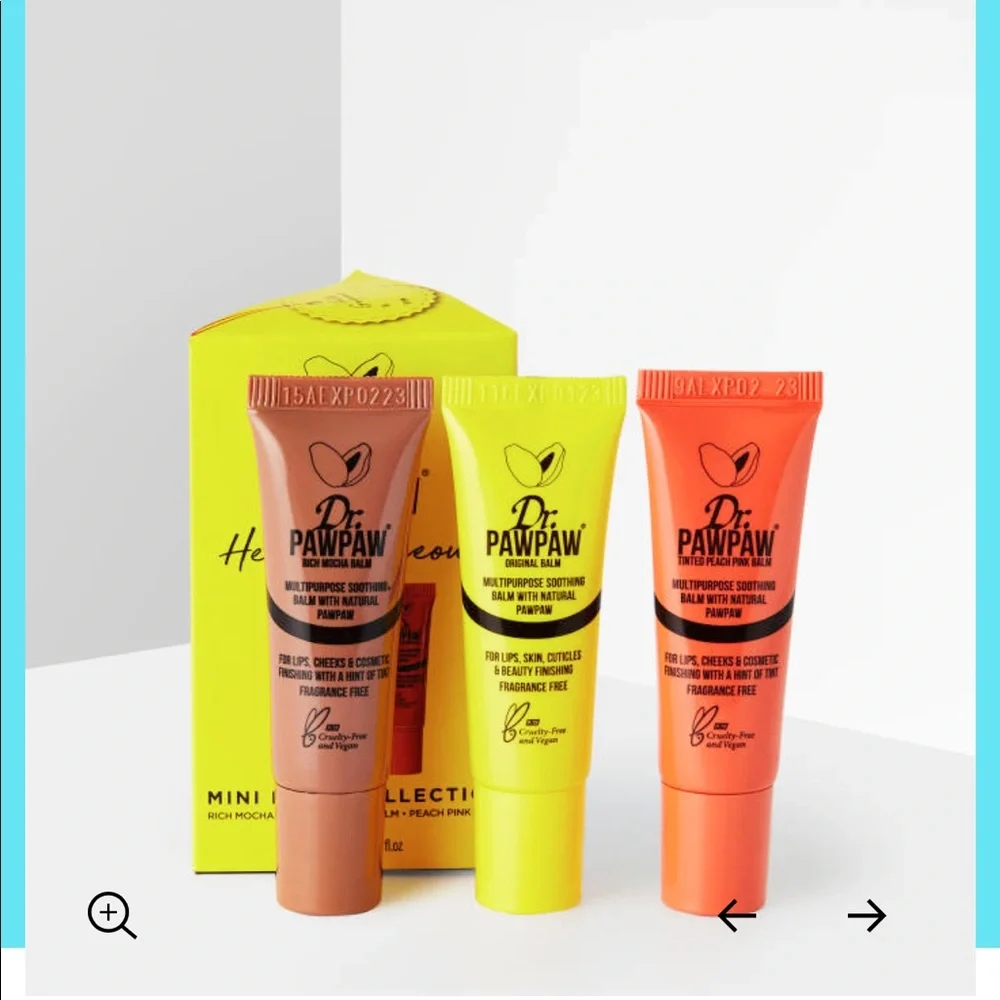 Dr. PawPaw Mini Nude Balm Original Peach Mocha CLEAN BEAUTY $25 NIB